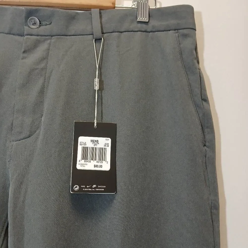 Nike golf mens pants 35×32 gray standard fit